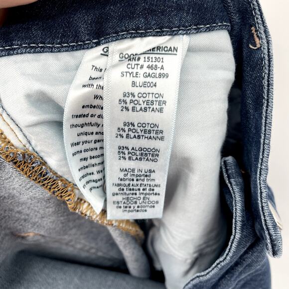 GOOD AMERICAN NWT Good Legs Blue Skinny Jeans in Blue004 // 22 Plus - Picture 10 of 10